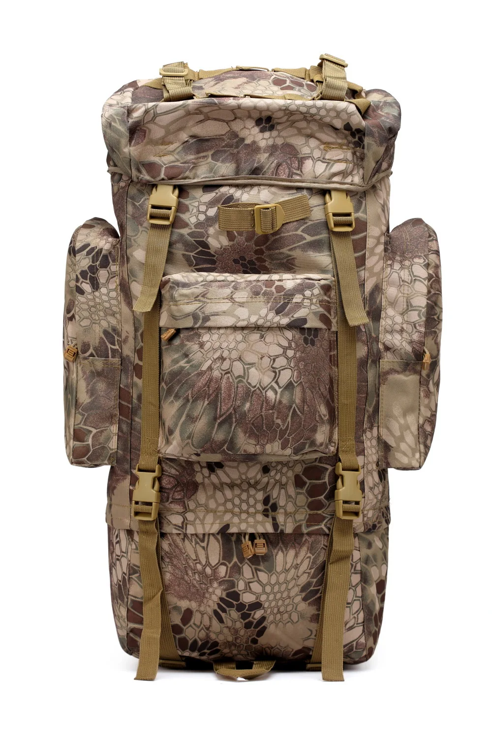 Тактический камуфляжный рюкзак на плечо 65 л для активного отдыха альпинизма