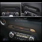 Для Mazda CX-5 CX5 2017-2021 средняя консоль CD Отделка приборной панели наклейка Рамка крышка Украшение интерьера Аксессуары для стайлинга автомобилей