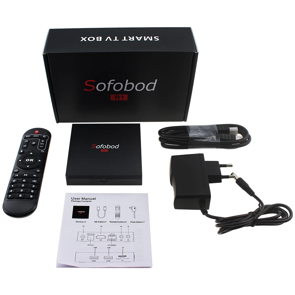 Gotit Sofobod R1 Android Box Бесплатная доставка Франция Испания арабский скандинавский