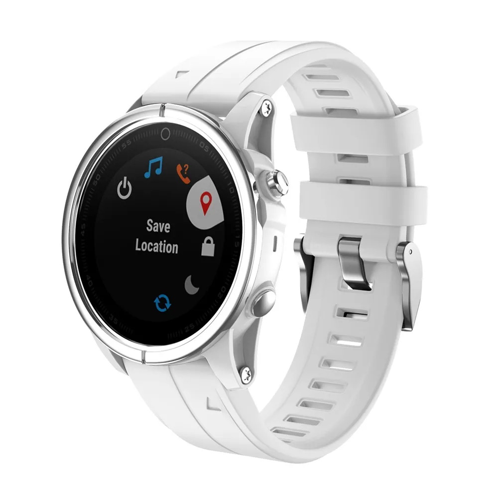 20 мм мягкий силиконовый резиновый ремешок Замена для Garmin Fenix 5S/Fenix5S плюс Смарт спортивные часы браслет ремень унисекс