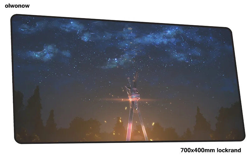Sword Art онлайн коврик для мыши 70x40 см горячая Распродажа коврики для мыши лучший игровой коврик для мыши геймер милые персонализированные коврики для мыши Клавиатура ПК pad