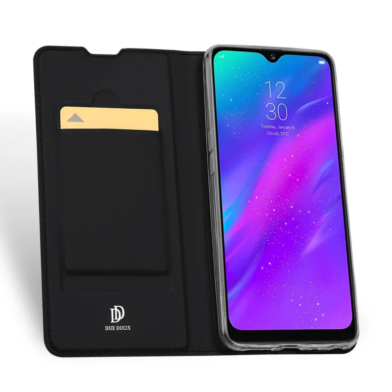 DUX DUCIS кожаный чехол для Realme 3 Coque Realmi 3 Pro Роскошный тонкий флип-чехол-кошелек для OPPO Realme 3/Pro чехол s