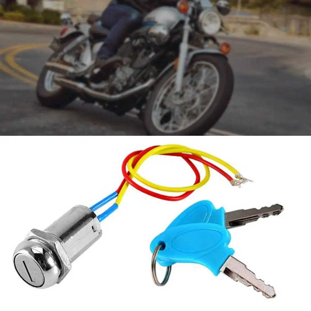 Электрический ключ зажигания для мотоцикла DT125R TZR250 XT350 XT600 переключатель двери 2
