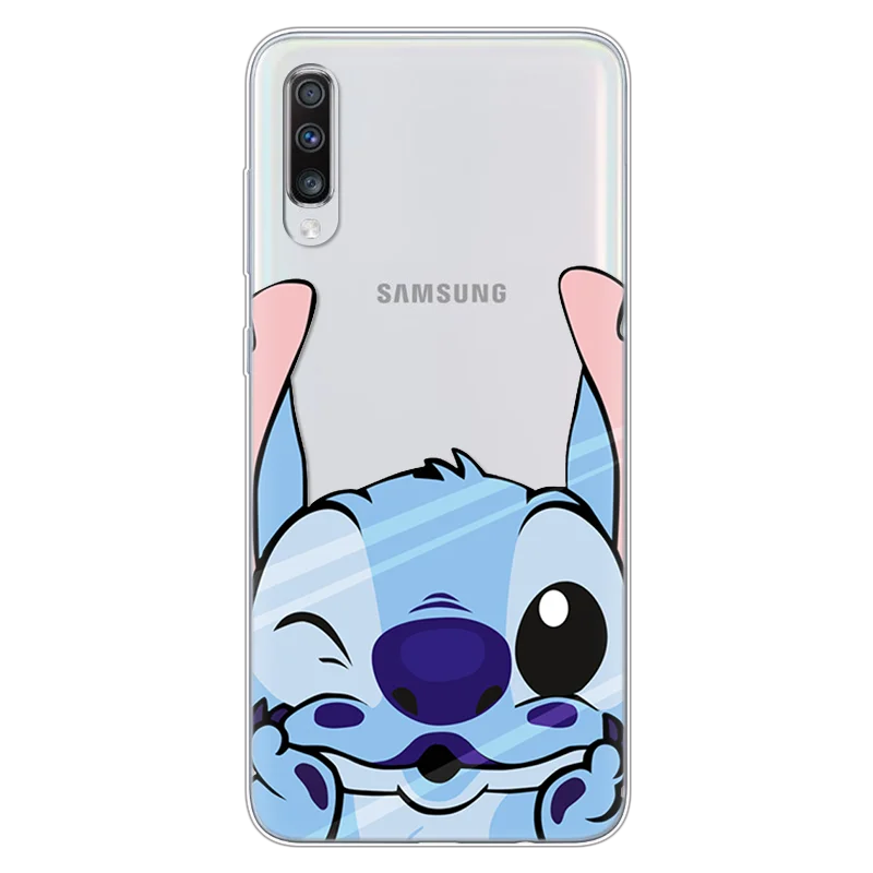 sinvbi Роскошный парный чехол для телефона s, чехол для samsung Galaxy A70, силиконовый чехол из ТПУ с рисунком, Прозрачный чехол для Fundas samsung Galaxy A 70, тонкий Чехол - Цвет: sinvbi