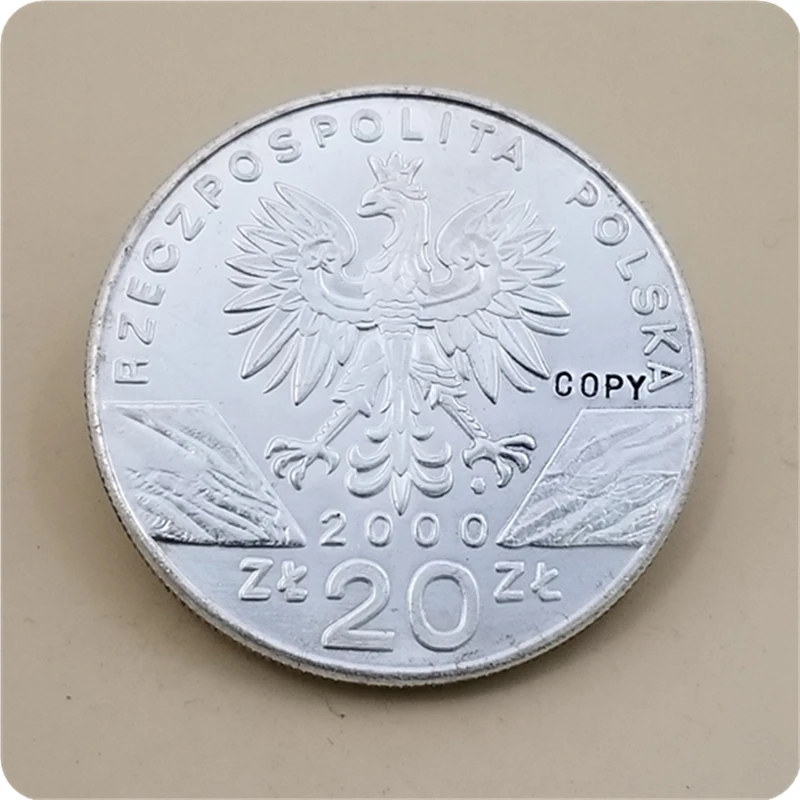1998 2000 Польша 20 zl копия монеты с животными мира|Безвалютные монеты| |