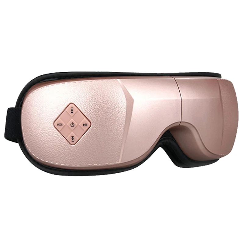 HFR-919 Роскошная музыка Bluetooth вибрирующий перезаряжаемый Массажер для ухода за глазами машина - Цвет: Золотой