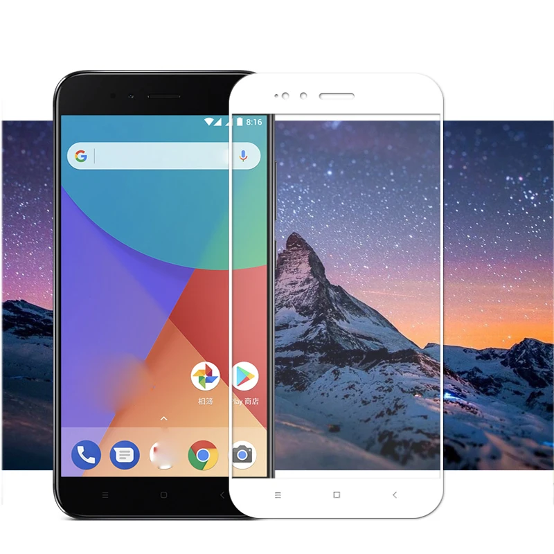 2 шт. пленка для всего тела закаленное стекло Xiaomi Mi A1 MiA1 Стекло 9H Защитное экрана A 1