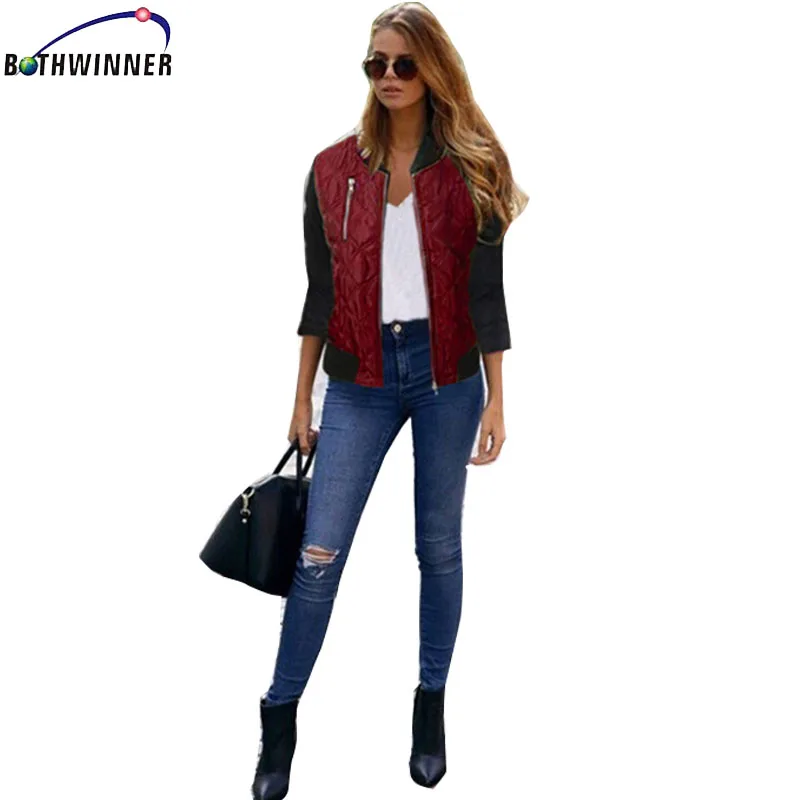 Bothwinner зимняя парка армейский зеленый Бомбер куртка Женское пальто крутой