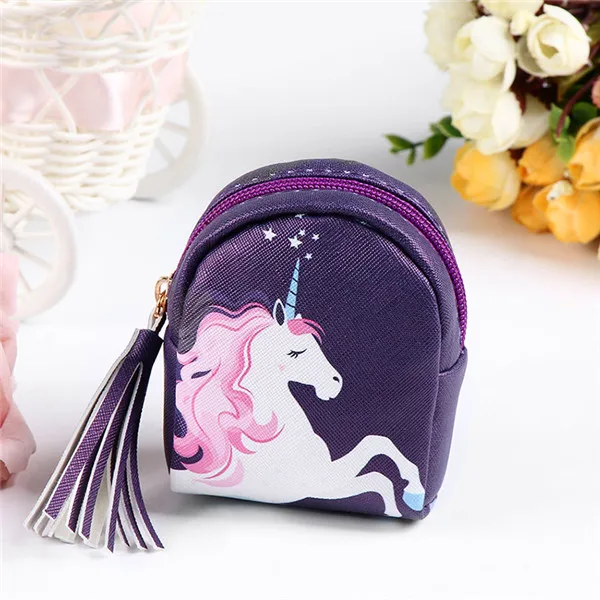 Cartoon Women Girls Mini Coin Bag Cat Printed Coin Purse Keys Card Holder Wallet Money Bags Earphone Package Kids Gifts - Цвет: 28