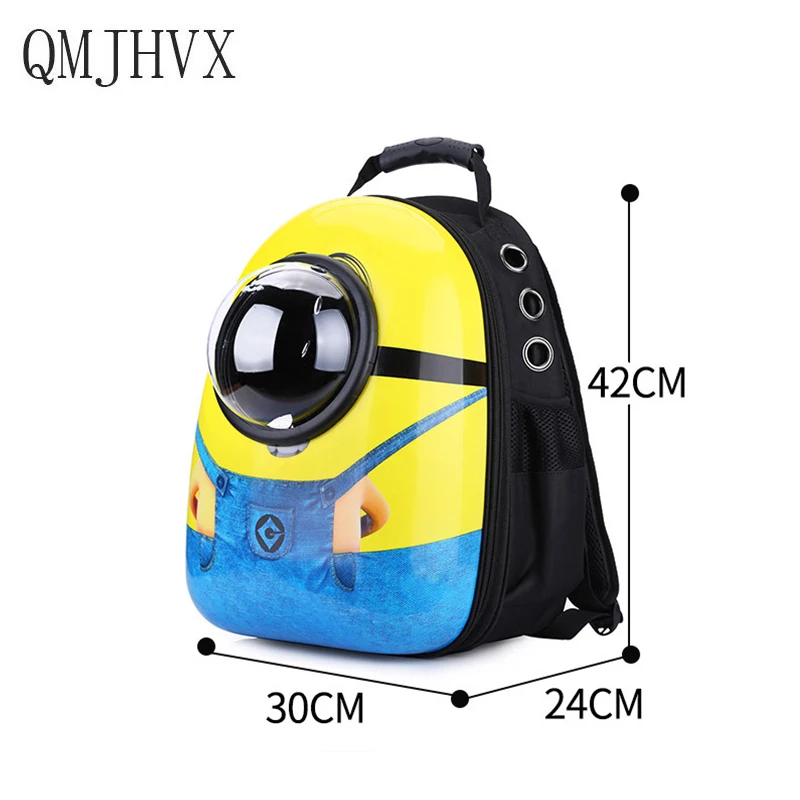 Космическая капсула астронавт кошка рюкзак пузырчатое окно для котенка щенка