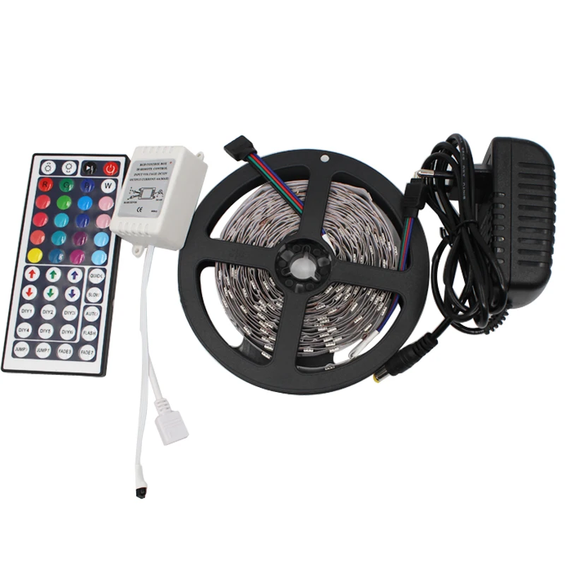 2/5/10 M alambre светодиодный RGB Освещение de vacaciones para с утолщённой меховой опушкой 5 м 300