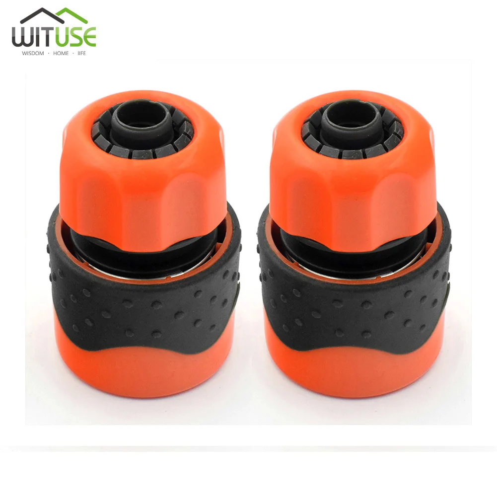 2Pcs Hose Connector Садовый шланг сопла 4/iPhone 7 Plus/8 водяной пистолет Распылитель для мойки автомобилей поливка газона и сад посыпать для душа - Цвет: 2Pcs Hose Connector