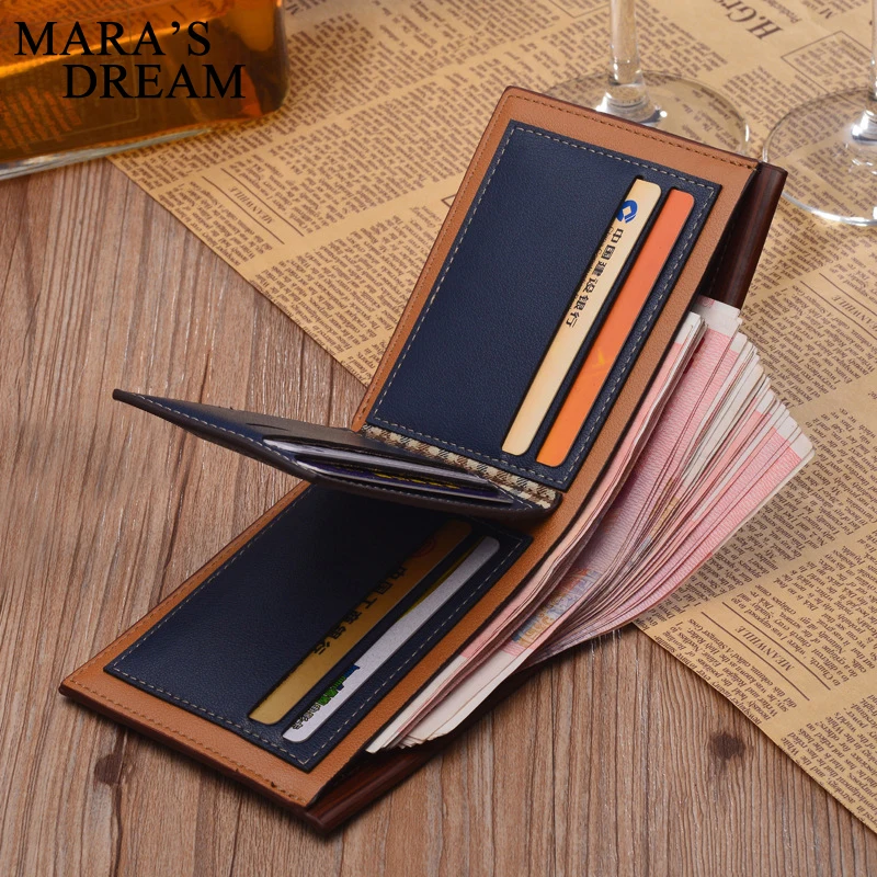 Mara мечта Топ 2019 Винтаж для мужчин кожаный бренд класса люкс бумажник короткий