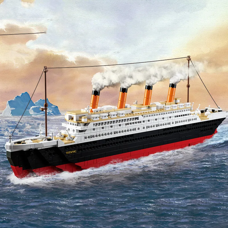 Sluban 0577 city Титаник RMS лодка корабль комплекты Конструкторы хобби сделай сам