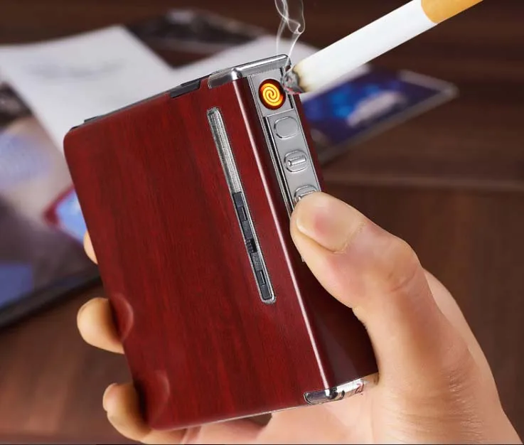 Чехол USB для прикуривателя 18 20 сигарет Аксессуары сигарет