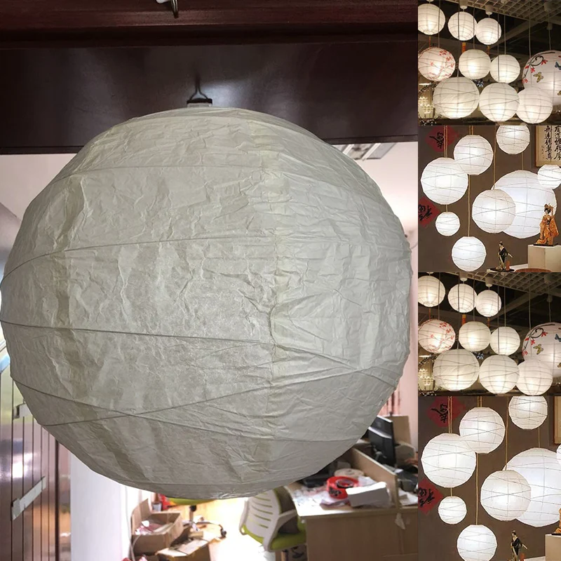 New Hanging lampshade white paper 45 x cm | Лампы и освещение