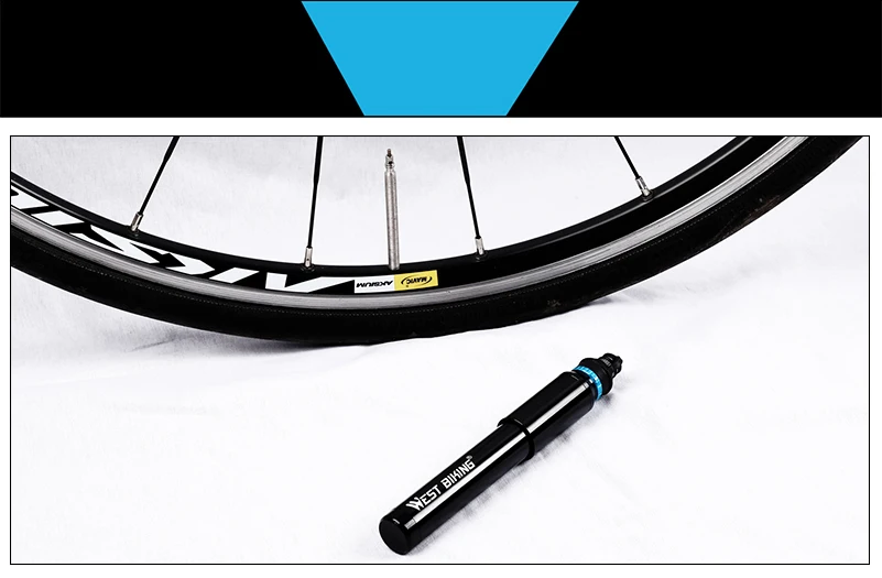 West biking портативный мини-велосипед шланг для насоса карманный насос Presta& Schrader Клапан велосипед аксессуары 150 высокое давление PSI велосипедный насос