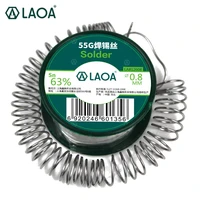 laoa 63 tin content solder wire 55g in welding wires 0 8mm welding asistant tin wire