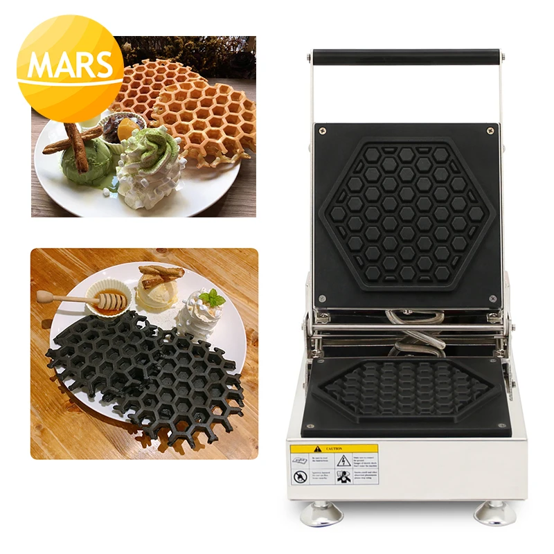 Comprare 2018 New Electric A Nido D'ape Cialda Maker Machine 110v 220v Non-stick Waffle Pops Ferro Baker Che Fanno Pan