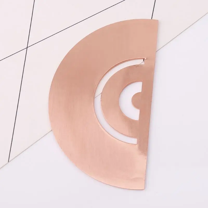 Металлический инструмент для рисования в ретро стиле|Транспортир| |