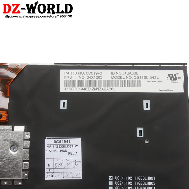

RU New/Orig for Thinkpad X230 X230i X230T Russian Backlit Keyboard Backlight Teclado 04X1263 0C01946 04X1376 04Y0662 04Y0551