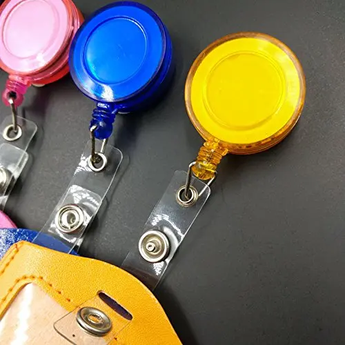 10 шт./упаковка разноцветные вертикальные значки|badge card holder|id badge holderid |