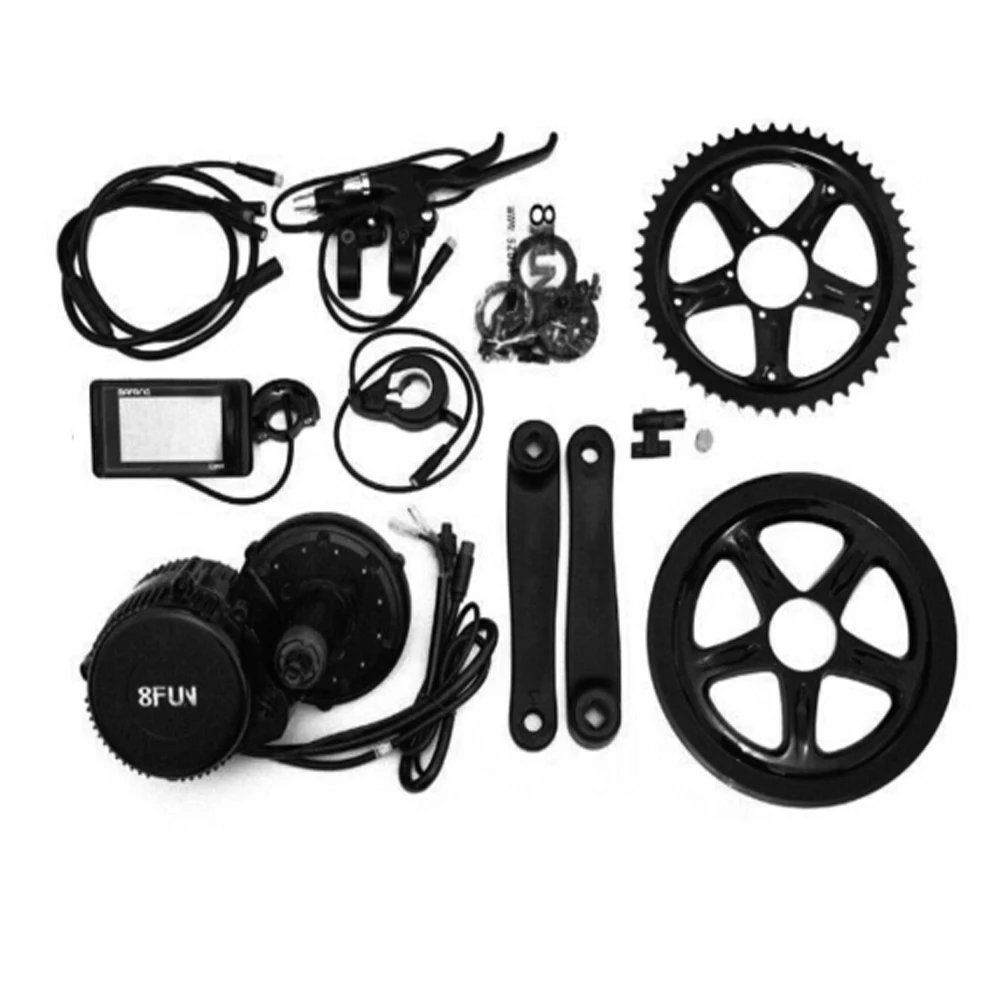 48V 750W Bafang BBS02B середине приводной двигатель комплект для переоборудования электрического велосипеда с 48V 10Ah Электрический велосипед Батарея к зарядному устройству налог