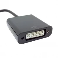 (100 шт./лот) черный мини-адаптер DisplayPort DP к DVI с одним соединением активный видео