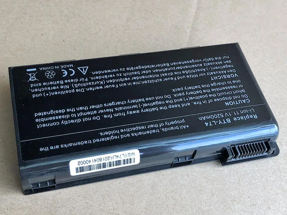 Ноутбук Батарея для MSI L74 L75 A7005 CX500 CX500DX CX705X CX623 EX460 EX610 CX700 Bty-l74 CX620 | Компьютеры и офис