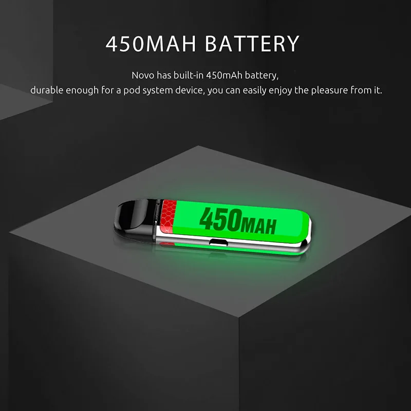 SMOK NOVO Kit with 2ml Novo Pod 450mAh Built-in Battery Vaporizer Electronic Cigarette vape pen Stick Prince VS Fit | Электроника