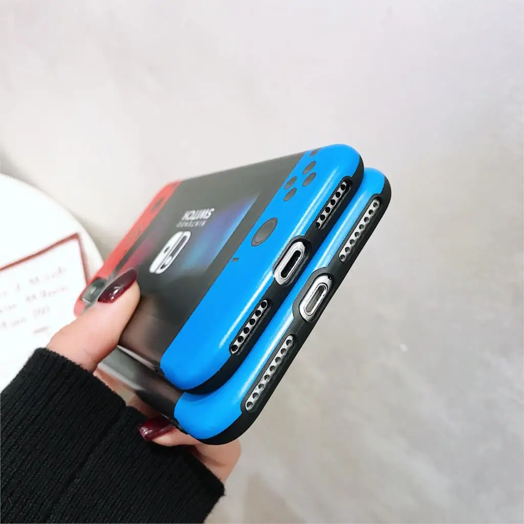 Забавный мягкий чехол из ТПУ для iPhone 7 8 Plus X 6 6s игровой автомат nintendo switch