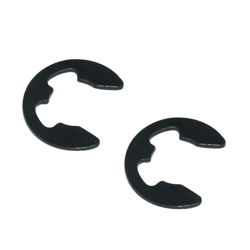 

100pcs M6 M7 M8 Black E-Type Retaining Ring Circlip Washers E-Clip Opening Split Washer