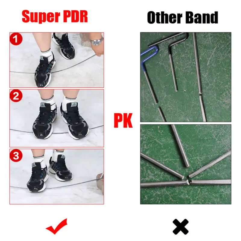 

30 pcs High quality PDR Rods Hooks Tools Set Paintless Dent Repair Tools Dent Removal PDR Tools