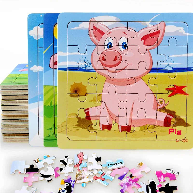 

Montessori Materials Educational Wooden Toys for Children Early Learning Preschool Teaching Kids Intelligence Puzzles Jigsaw