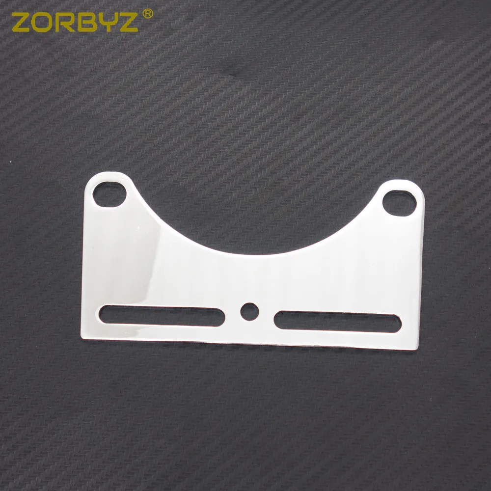 ZORBYZ 1 шт. хромированный Кронштейн для фар зажим нижнего монтажа мотоцикла Harley Honda
