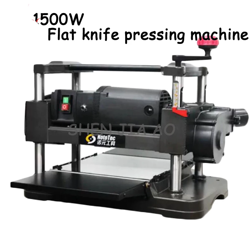 Billig 12 Zoll Exquisite Desktop Flache Messer Schneiden Maschine 220 V 50Hz 1500 W Industrielle/Home Automatische Fütterung Holzbearbeitung Hobel