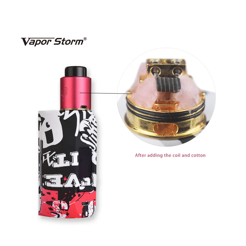 Оригинал Storm230 Пума бокс мод электронная сигарета Vapor Storm 230 Bypass 200 Вт VW TC Vape|box mod