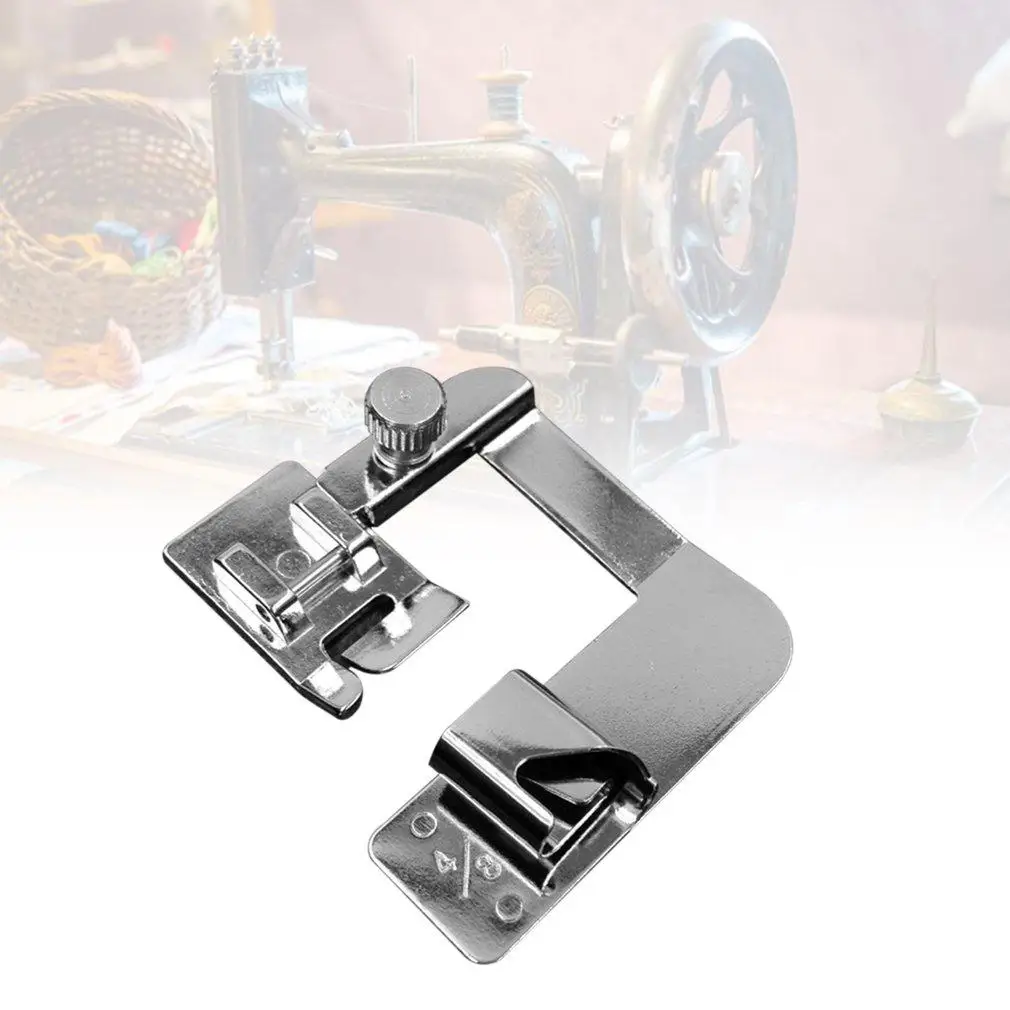 Домашняя конопляющая полоса ткани лапка скругленная прижимная 13 мм/19 мм/25 мм POY |