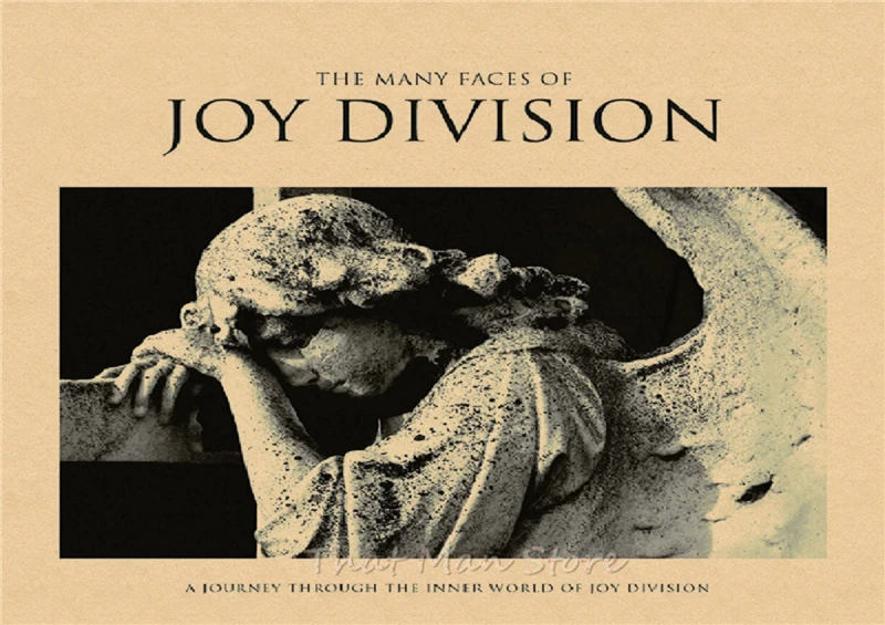 Винтажный постер Division Joy happy split Kraft ретро рок старый постер пост панк группа постер в стиле ретро 30x21 см
