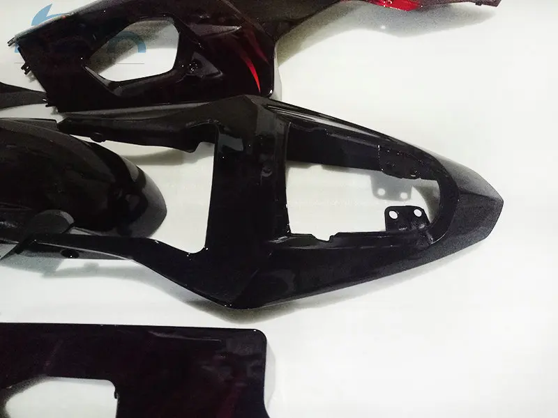 Бесплатный пользовательский комплект обтекателей для Suzuki K3 K4 GSXR1000 03 04 полный комплект обтекателей мотоциклов GSXR 1000 2003 2004 красное пламя BD31