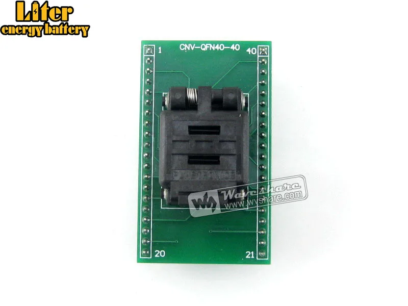 QFN40 К DIP40 MLF40 MLP40 Plastronics 40QN50S16060 IC тестовый сгорающий разъем программируемый адаптер