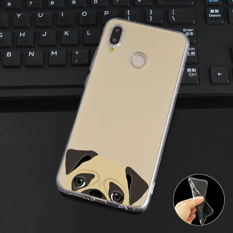 DREAMFOX L053 забавная для кошек собак Мягкий ТПУ силиконовый чехол huawei Honor 6A 6C 7X9 10 P20 P30
