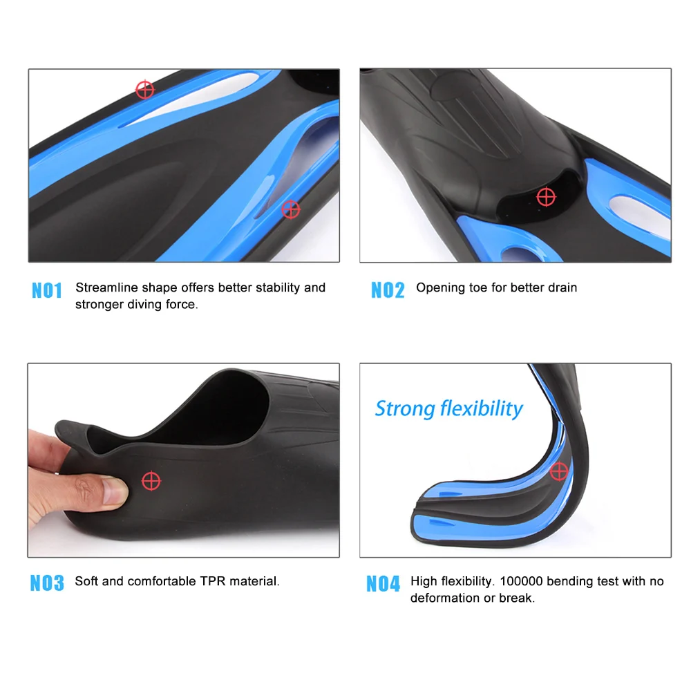 Кит FN-600 подводное плавание плавники для плавания взрослых гибкие удобные