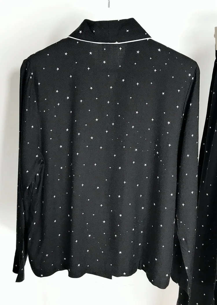 Хлопковая пижама, пижамный комплект для женщин, длинный комплект, shein, Пижама, женская одежда, pjs