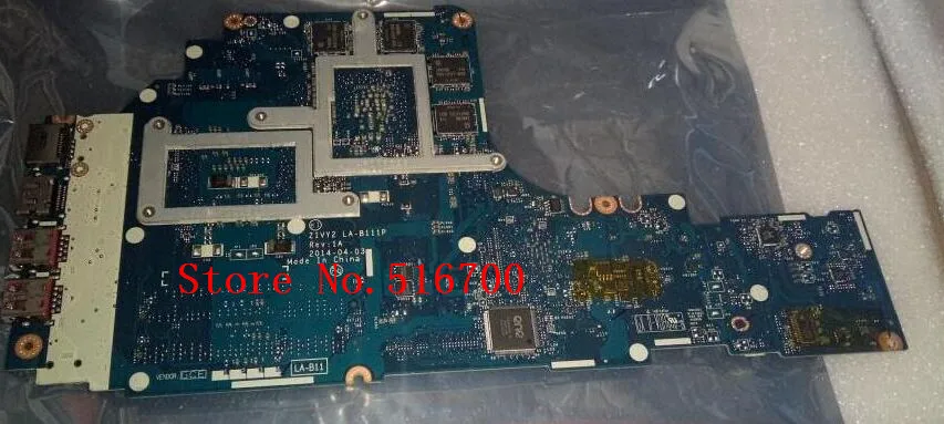 Основание Placa для Lenovo Y70-70 материнская плата ноутбука ZIVY2 LA-B111P 5B20H22933 с i5-4210HQ