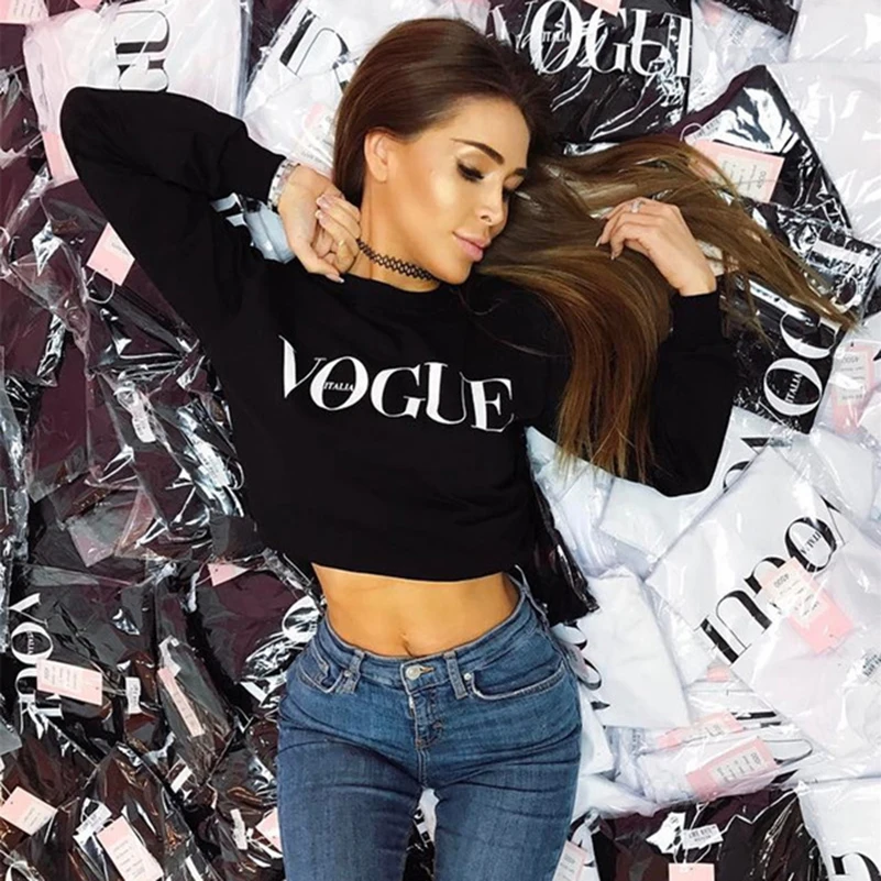 Женская толстовка с капюшоном длинным рукавом и круглым вырезом | одежда