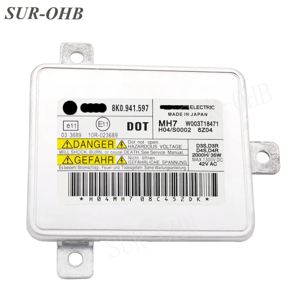 A6 Electric 8K0941597 HID Xenon D3S H05 W003T18471 передняя фара 1036060051 D3R балласт 6913112599 для MK2 A8 W003T20171