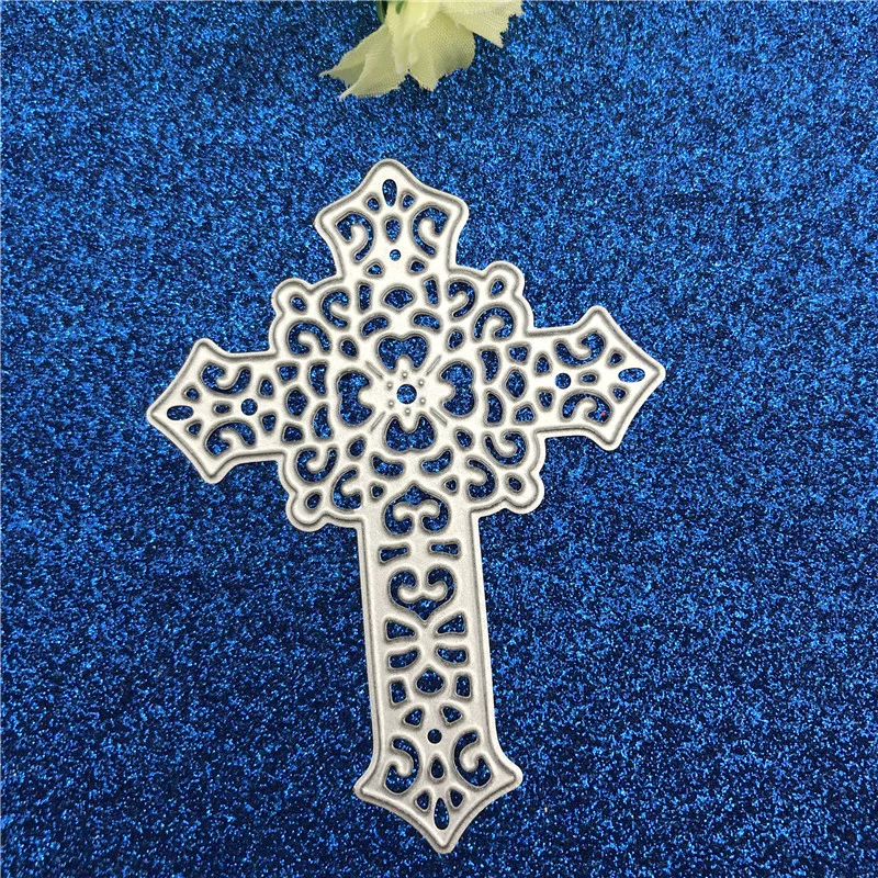 Лоза крест кружева алмаз bless металлические режущие штампы трафарет для DIY