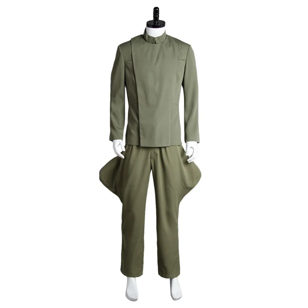 

Star Cosplay Wars Imperial Officer Costume Olive Green Uniform Outfit Adult Men Halloween Carnival Costumes