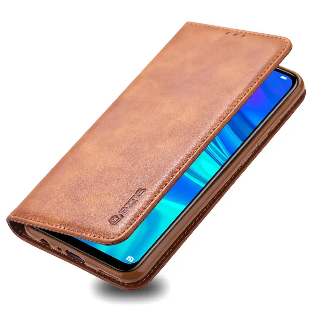 Кожаный чехол премиум-класса для Huawei Y9 2019 чехол-кошелек с откидной крышкой